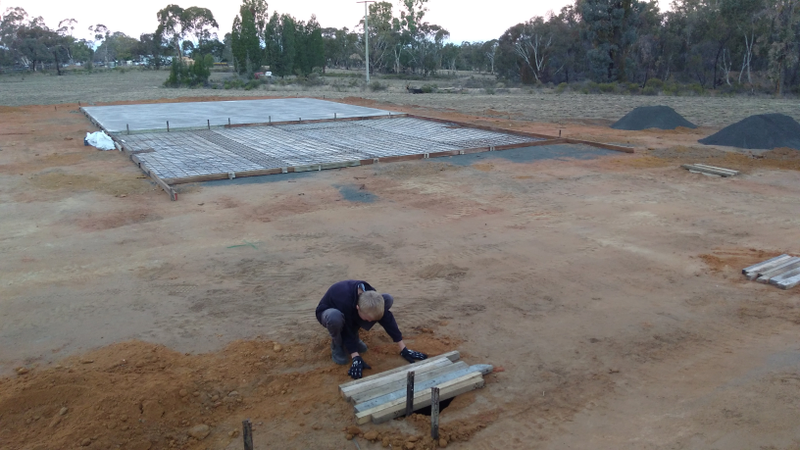 Footings inspection...